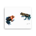Load image into Gallery viewer, Poison Dart Frogs Canvas Print
