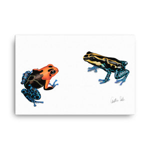 Poison Dart Frogs Canvas Print