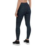 Load image into Gallery viewer, Iridescent Black Scale Leggings
