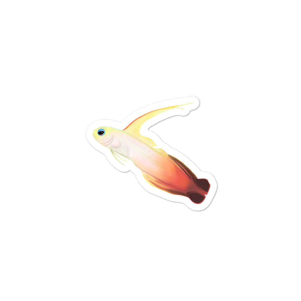 Firefish Kiss-Cut vinyl sticker – Sea Dragon Illustration