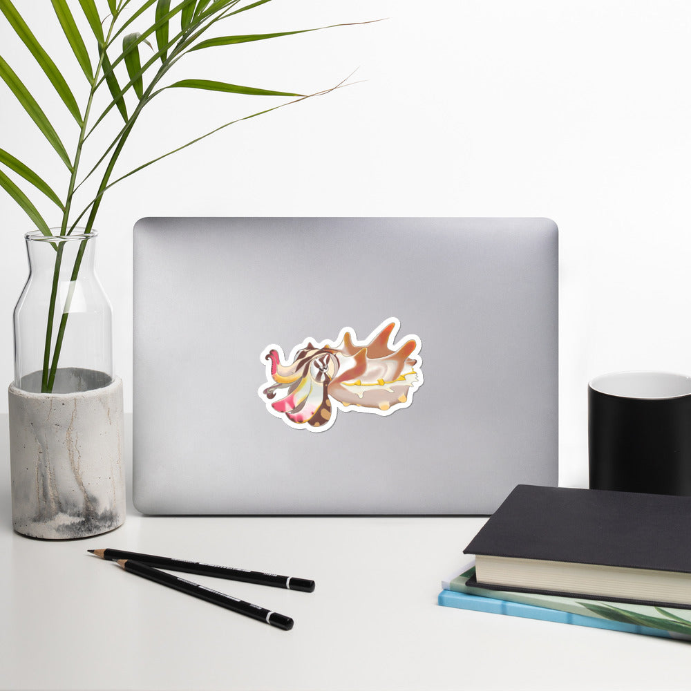 Flamboyant Cuttlefish Kiss-Cut vinyl sticker